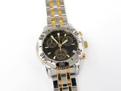 Tissot T-Sport PRS200 Chronograph Black Dial with 18k Gold T362/462