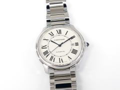 Cartier Ronde Must WSRN0035 Silver Roman Numeral Dial