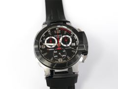 Tissot T-Race Chronograph T048417A Black Dial 45mm on Rubber