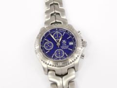 TAG Heuer Link Chronograph CT5110 Blue Chronometer Box & Papers