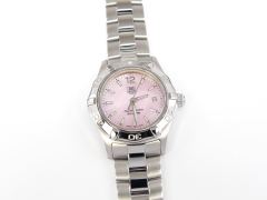 TAG Heuer Aquaracer WAF1418 Pink Mother of Pearl Ladies 27mm
